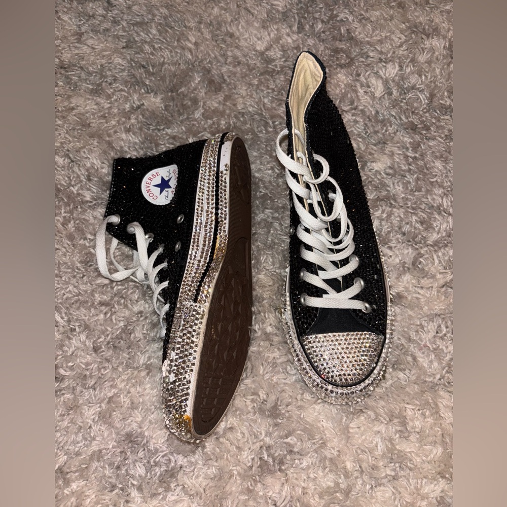 Custom Rhinestone Converse - Picture 5 of 8
